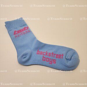 Backstreet Boys Blue Crew Socks // Into the Millennium Las Vegas Residency 2025
